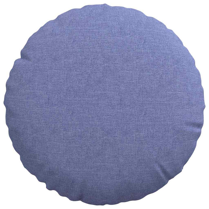 Perne de Șezut 2 pcs Albastru Jeans Ø30 x 13 cm țesătură - WALTI WALTI
