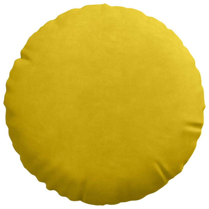Perne de Șezut 2 pcs Galben Ø 40 x 13 cm Catifea - WALTI WALTI