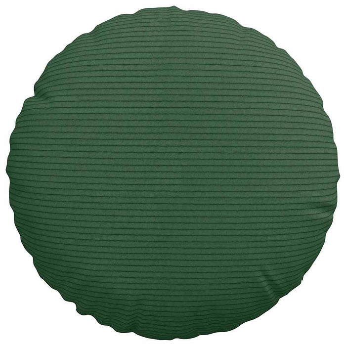 Perne de Șezut 2 pcs Verde închis Ø 30 cm Țesătură din corduroy - WALTI WALTI