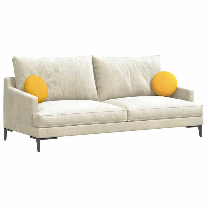 Perne de Șezut 2 pcs Galben Deschis Ø 30 cm - WALTI WALTI