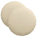 Perne de Șezut 2 pcs Crem Ø40 x 13 cm țesătură - WALTI WALTI