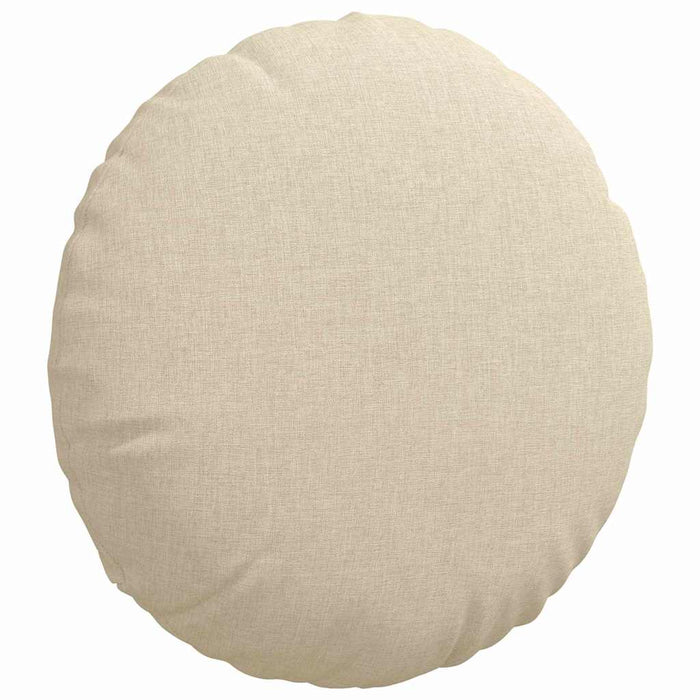 Perne de Șezut 2 pcs Crem Ø40 x 13 cm țesătură - WALTI WALTI