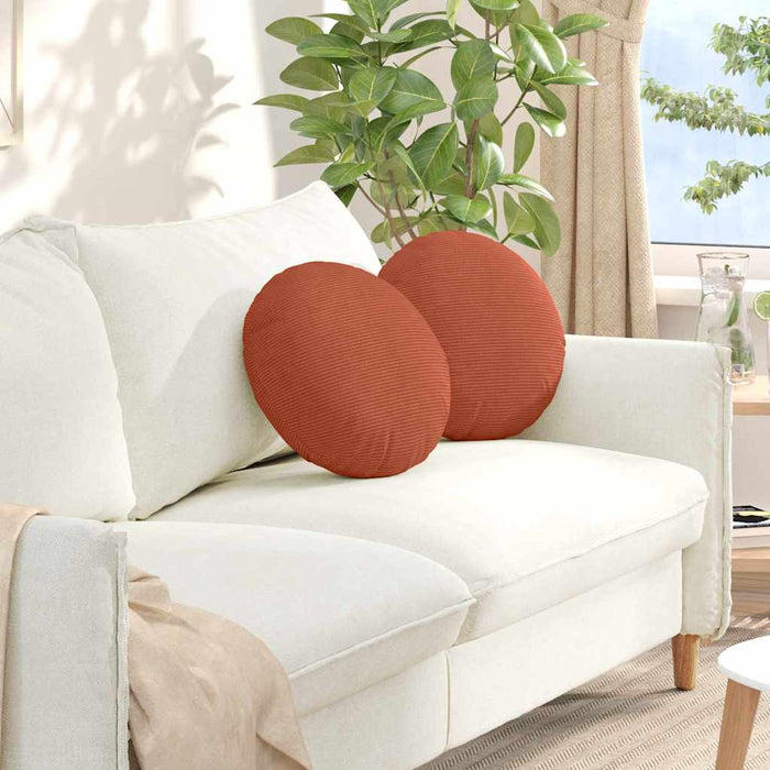 Perne de Șezut 2 pcs Roșu portocalie Ø 40 cm - WALTI WALTI