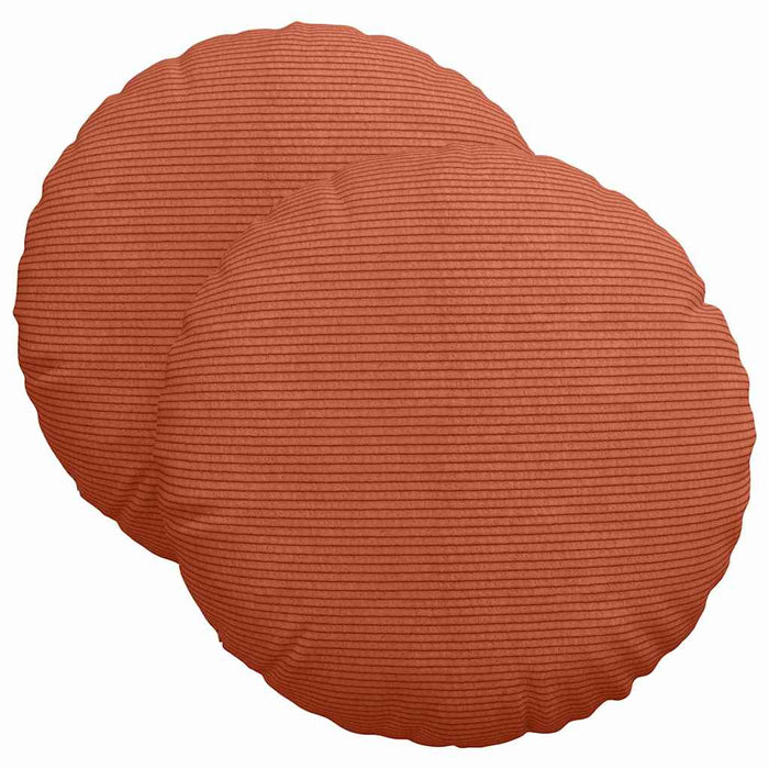 Perne de Șezut 2 pcs Roșu portocalie Ø 40 cm - WALTI WALTI