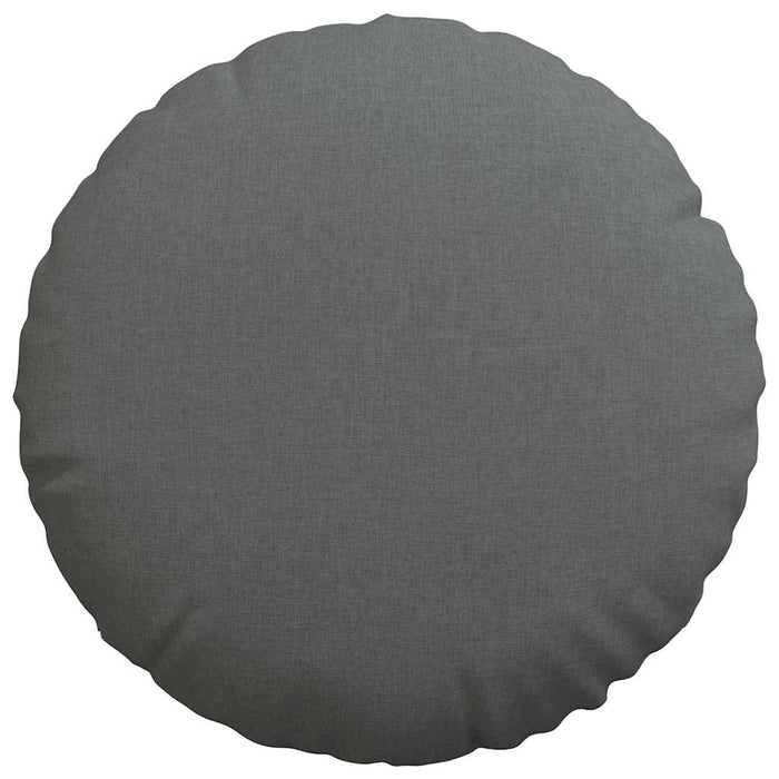 Perne de Șezut 2 pcs Gri închis Ø50 x 19 cm țesătură - WALTI WALTI