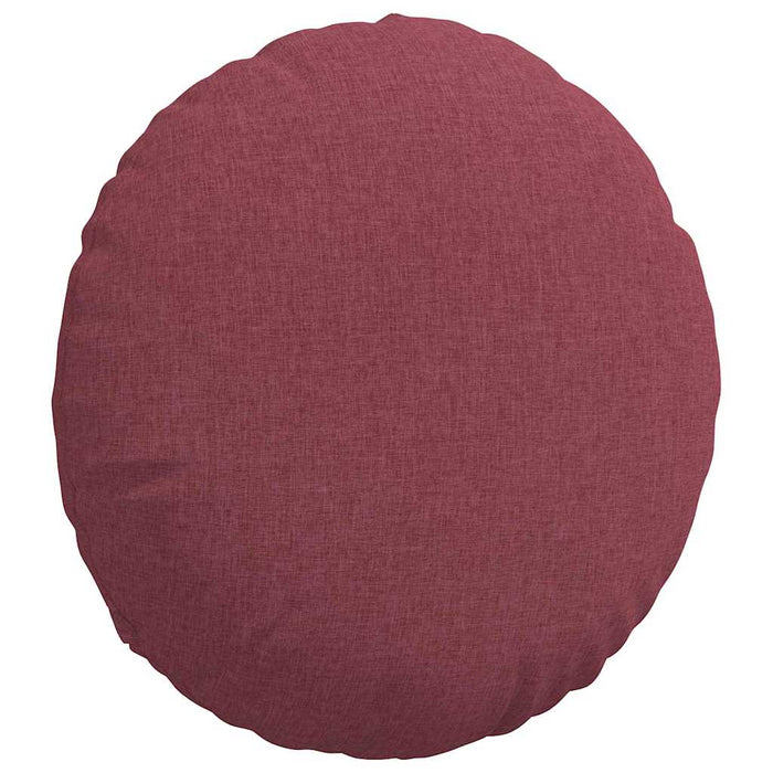 Perne de Șezut 2 pcs Roșu Vin Ø50 x 19 cm țesătură - WALTI WALTI
