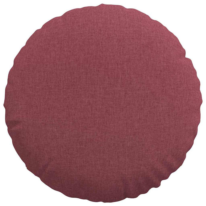 Perne de Șezut 2 pcs Roșu Vin Ø50 x 19 cm țesătură - WALTI WALTI