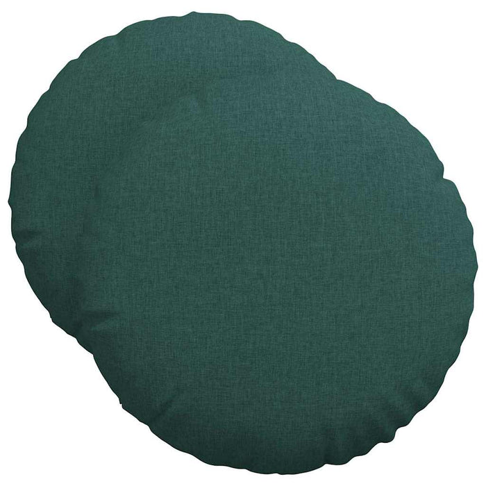 Perne de Șezut 2 pcs Verde închis Ø50 x 19 cm țesătură - WALTI WALTI