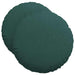 Perne de Șezut 2 pcs Verde închis Ø50 x 19 cm țesătură - WALTI WALTI