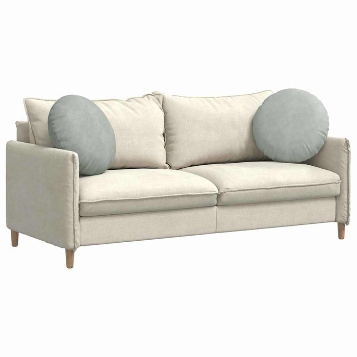 Perne de Șezut 2 pcs Gri deschis Ø 40 x 13 cm Catifea - WALTI WALTI