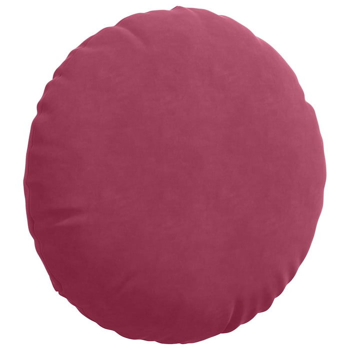 Perne de Șezut 2 pcs Roșu Vin Ø 40 x 13 cm Catifea - WALTI WALTI