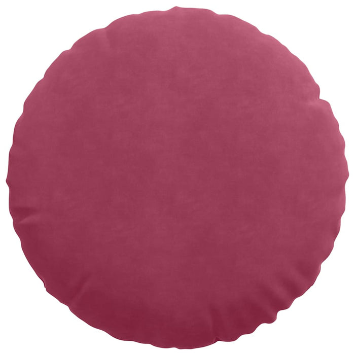 Perne de Șezut 2 pcs Roșu Vin Ø 40 x 13 cm Catifea - WALTI WALTI