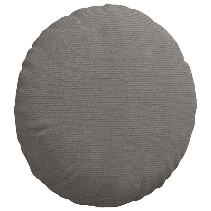 Perne de Șezut 2 pcs Gri deschis Ø 50 cm Țesătură din corduroy - WALTI WALTI