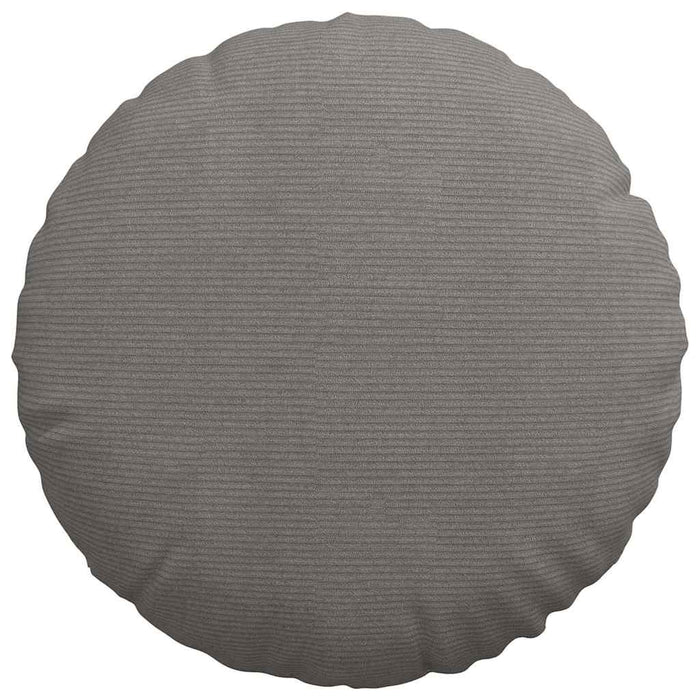 Perne de Șezut 2 pcs Gri deschis Ø 50 cm Țesătură din corduroy - WALTI WALTI