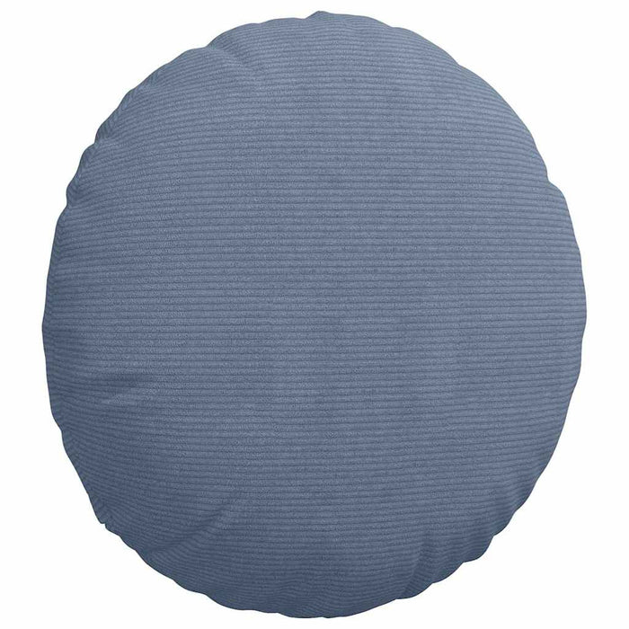 Perne de Șezut 2 pcs albastru Ø 50 cm Țesătură din corduroy - WALTI WALTI