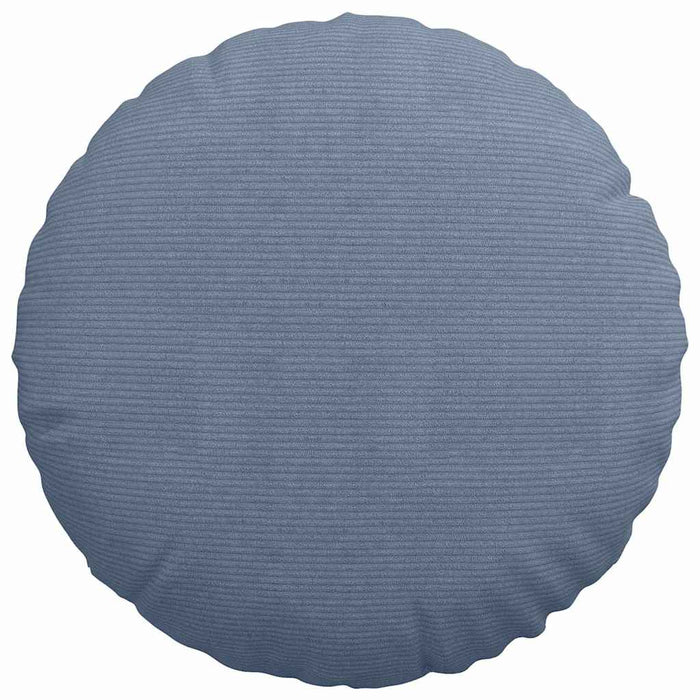 Perne de Șezut 2 pcs albastru Ø 50 cm Țesătură din corduroy - WALTI WALTI