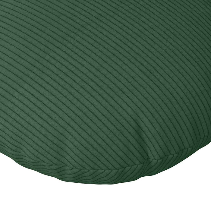 Perne de Șezut 2 pcs Verde închis Ø 50 cm Țesătură din corduroy - WALTI WALTI
