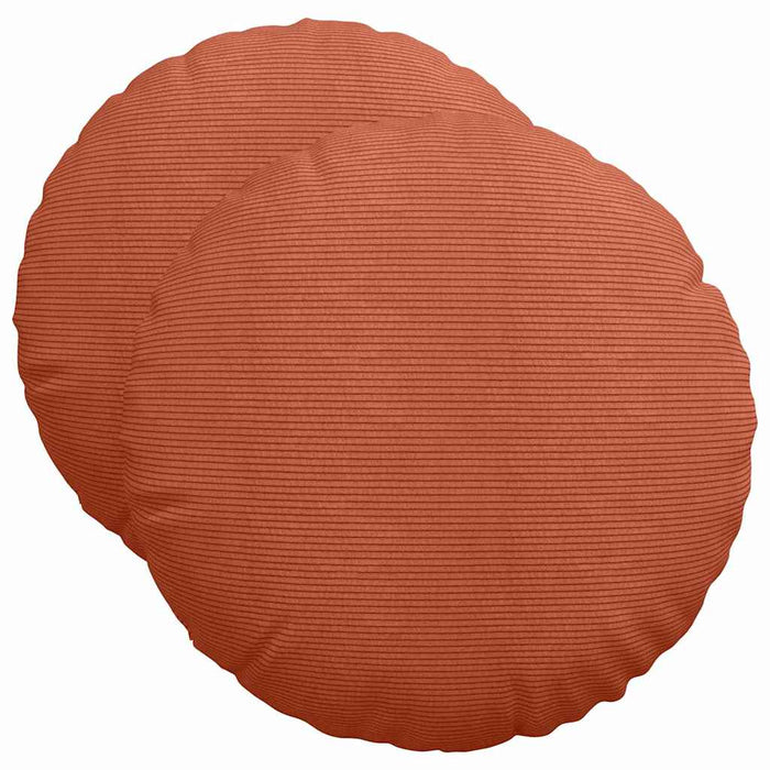 Perne de Șezut 2 pcs Roșu portocalie Ø 50 cm - WALTI WALTI