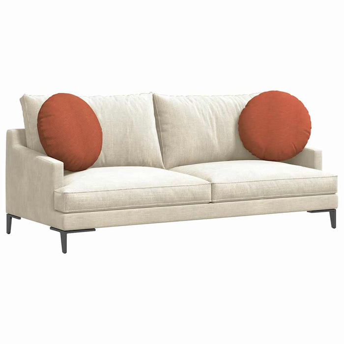 Perne de Șezut 2 pcs Roșu portocalie Ø 50 cm - WALTI WALTI
