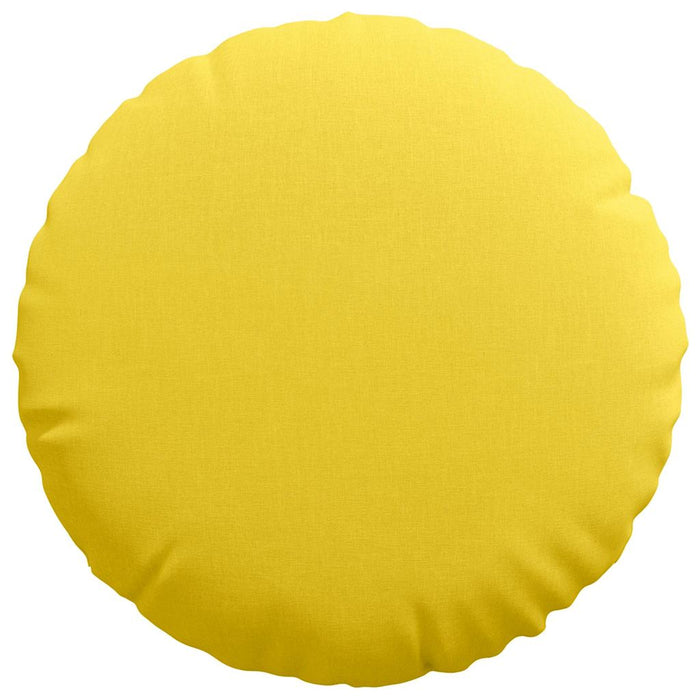 Perne de Șezut 2 pcs Galben Deschis Ø60 x 21 cm țesătură - WALTI WALTI