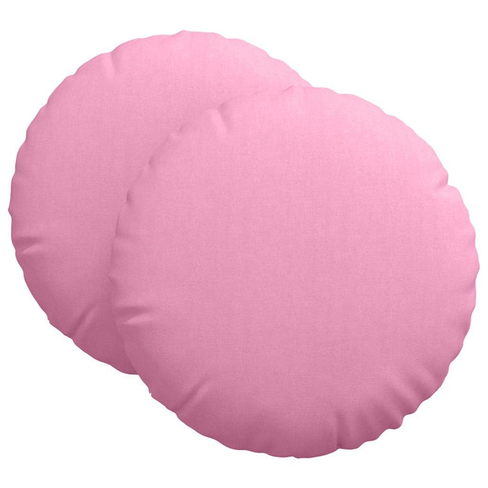 Perne de Șezut 2 pcs Roz Ø60 x 21 cm țesătură - WALTI WALTI