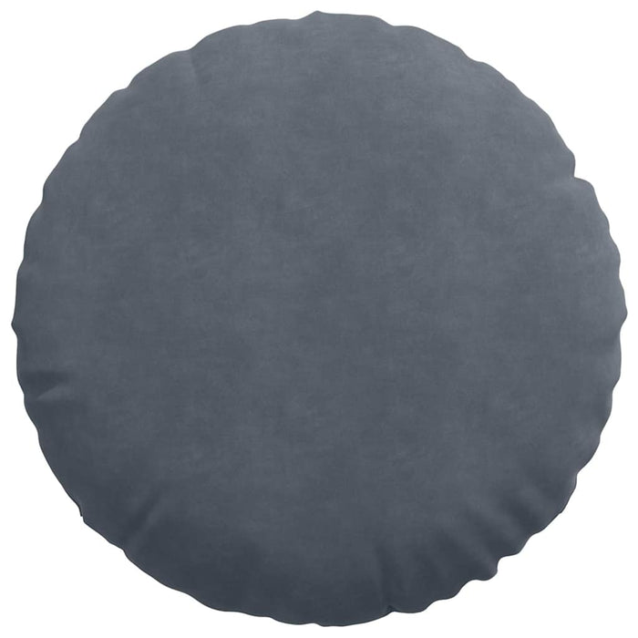 Perne de Șezut 2 pcs Gri închis Ø 40 x 13 cm Catifea - WALTI WALTI