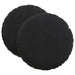 Perne de Șezut 2 pcs Negru Ø 40 x 13 cm Catifea - WALTI WALTI