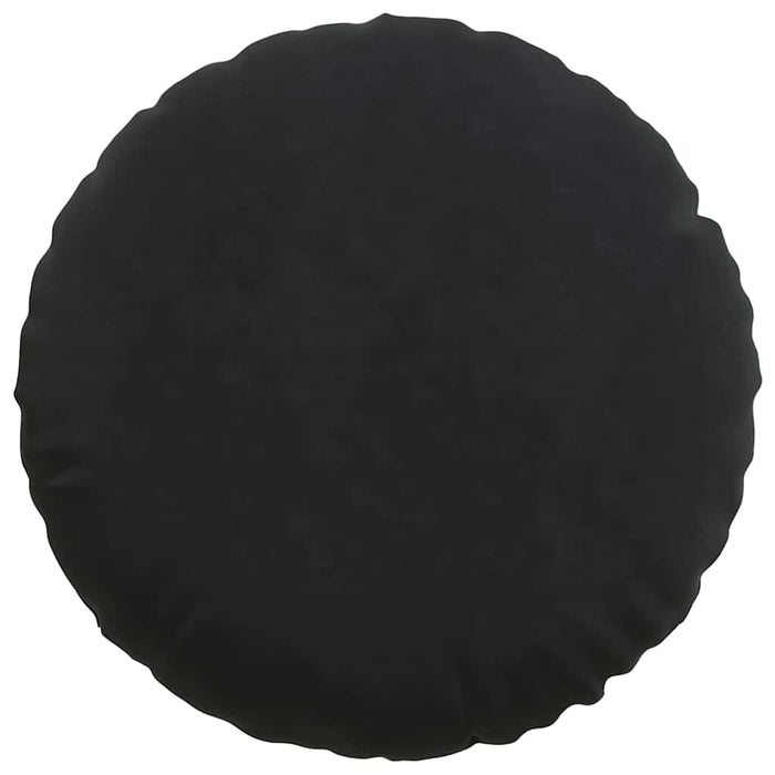 Perne de Șezut 2 pcs Negru Ø 40 x 13 cm Catifea - WALTI WALTI