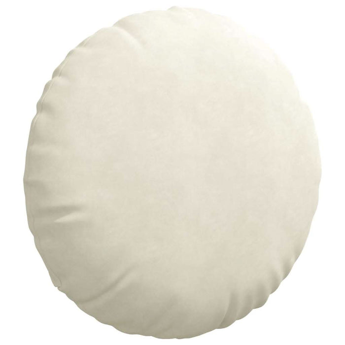 Perne de Șezut 2 pcs Crem Ø 40 x 13 cm Catifea - WALTI WALTI
