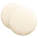 Perne de Șezut 2 pcs Crem Ø 60 cm Țesătură din corduroy - WALTI WALTI