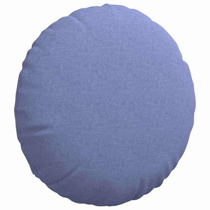 Perne de Șezut 2 pcs Albastru Jeans Ø80 x 29 cm țesătură - WALTI WALTI