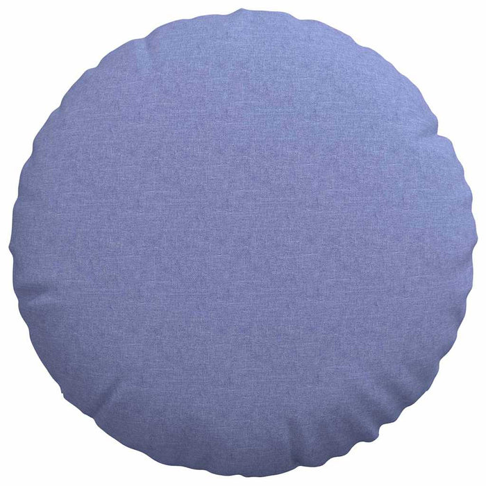 Perne de Șezut 2 pcs Albastru Jeans Ø80 x 29 cm țesătură - WALTI WALTI