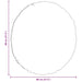 Perne de Șezut 2 pcs Albastru Jeans Ø80 x 29 cm țesătură - WALTI WALTI