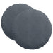 Perne de Șezut 2 pcs Gri închis Ø 40 x 13 cm Catifea - WALTI WALTI