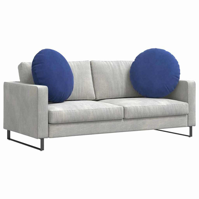 Perne de Șezut 2 pcs Albastru Poliție Ø 40 x 13 cm Catifea - WALTI WALTI