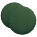 Perne de Șezut 2 pcs Verde închis Ø 80 cm Țesătură din corduroy - WALTI WALTI