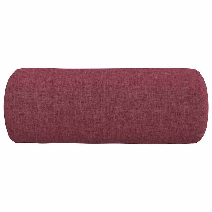 Perne Bolster 2 pcs Roșu Vin Ø 15 x 40 cm țesătură - WALTI WALTI