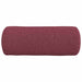 Perne Bolster 2 pcs Roșu Vin Ø 15 x 40 cm țesătură - WALTI WALTI