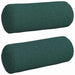 Perne Bolster 2 pcs Verde închis Ø 15 x 40 cm țesătură - WALTI WALTI