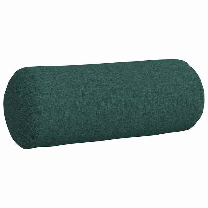 Perne Bolster 2 pcs Verde închis Ø 15 x 40 cm țesătură - WALTI WALTI