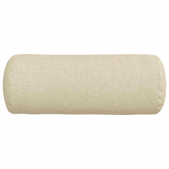 Perne Bolster 2 pcs Crem Ø 15 x 40 cm țesătură - WALTI WALTI