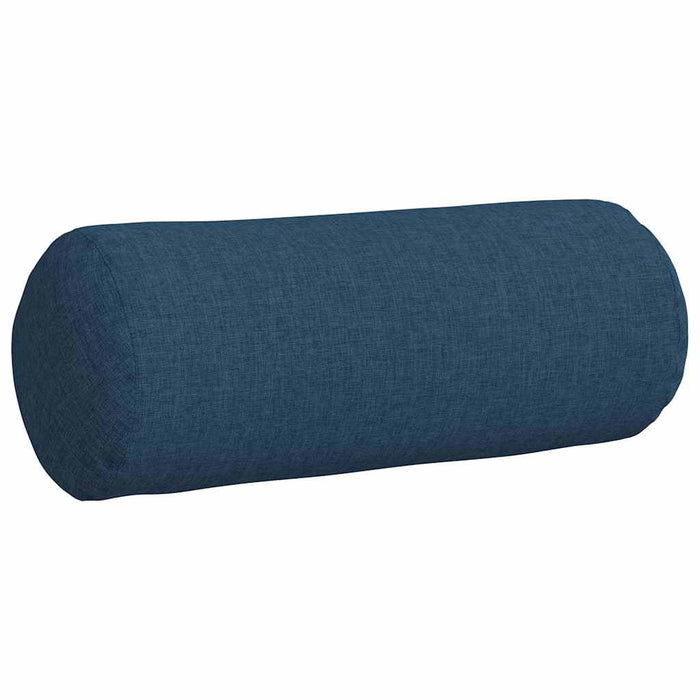 Perne Bolster 2 pcs albastru Ø 15 x 40 cm țesătură - WALTI WALTI