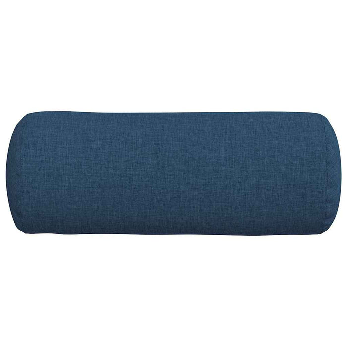 Perne Bolster 2 pcs albastru Ø 15 x 40 cm țesătură - WALTI WALTI