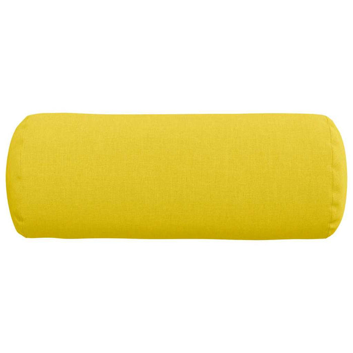 Perne Bolster 2 pcs Galben Deschis Ø 15 x 40 cm țesătură - WALTI WALTI