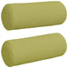 Perne Bolster 2 pcs Verde deschis Ø 15 x 40 cm țesătură - WALTI WALTI