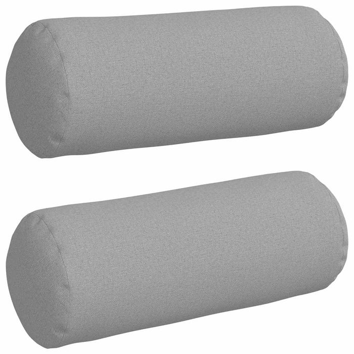 Perne Bolster 2 pcs Gri nori Ø 15 x 40 cm țesătură - WALTI WALTI