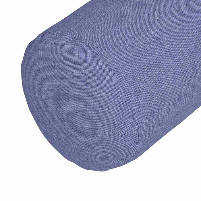 Perne Bolster 2 pcs Albastru Jeans Ø 15 x 40 cm țesătură - WALTI WALTI