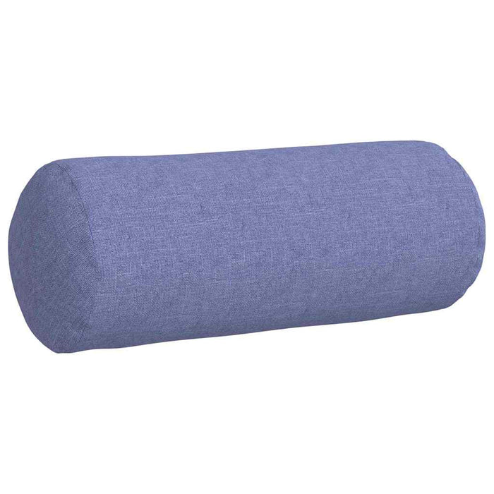 Perne Bolster 2 pcs Albastru Jeans Ø 15 x 40 cm țesătură - WALTI WALTI