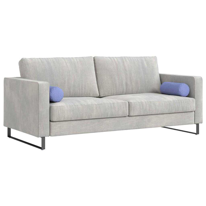 Perne Bolster 2 pcs Albastru Jeans Ø 15 x 40 cm țesătură - WALTI WALTI