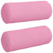 Perne Bolster 2 pcs Roz Ø 15 x 40 cm țesătură - WALTI WALTI